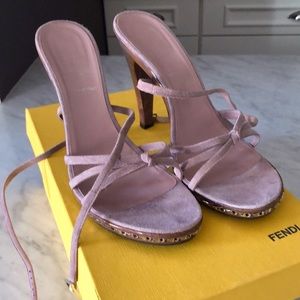 Fendi strap heel